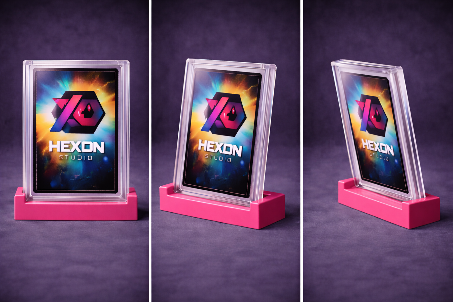 Espositore per carte Pokémon gradate (slab) – Supporto da scrivania stampato in 3D