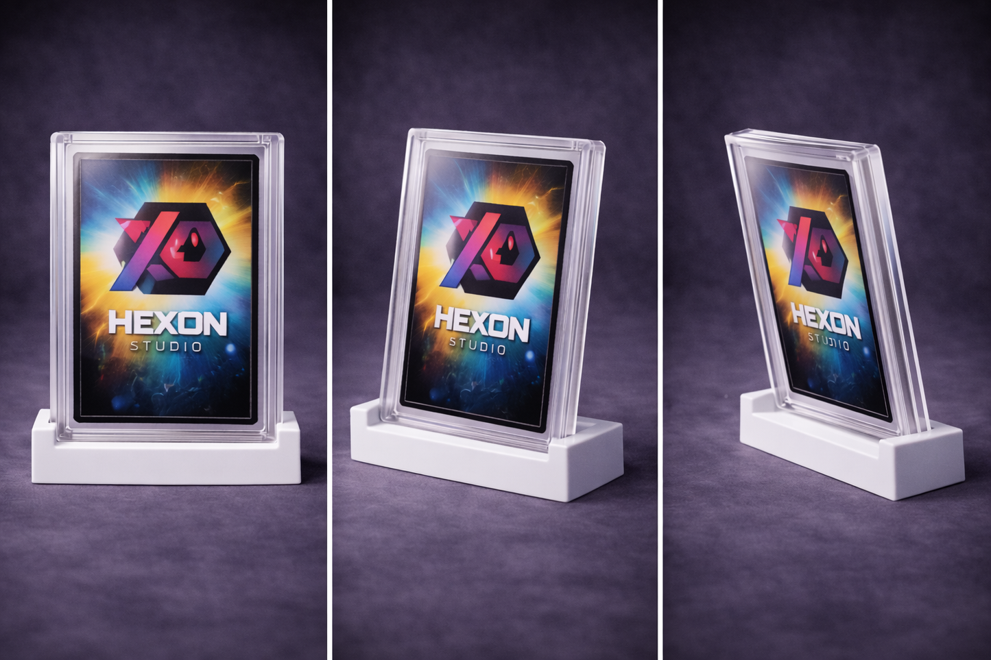 Espositore per carte Pokémon gradate (slab) – Supporto da scrivania stampato in 3D