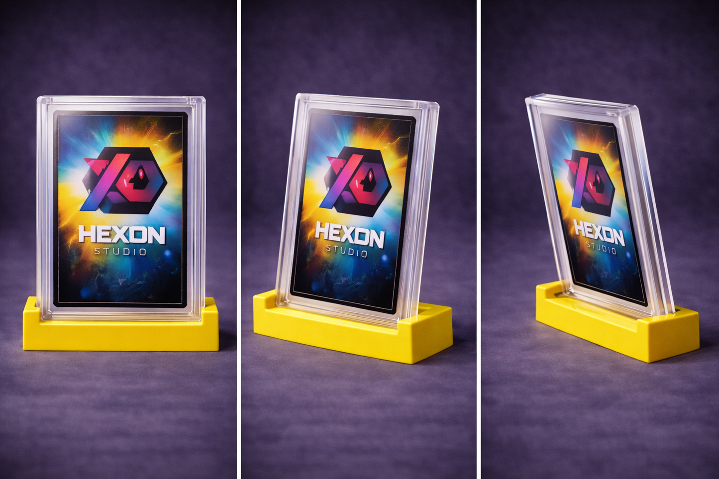 Espositore per carte Pokémon gradate (slab) – Supporto da scrivania stampato in 3D