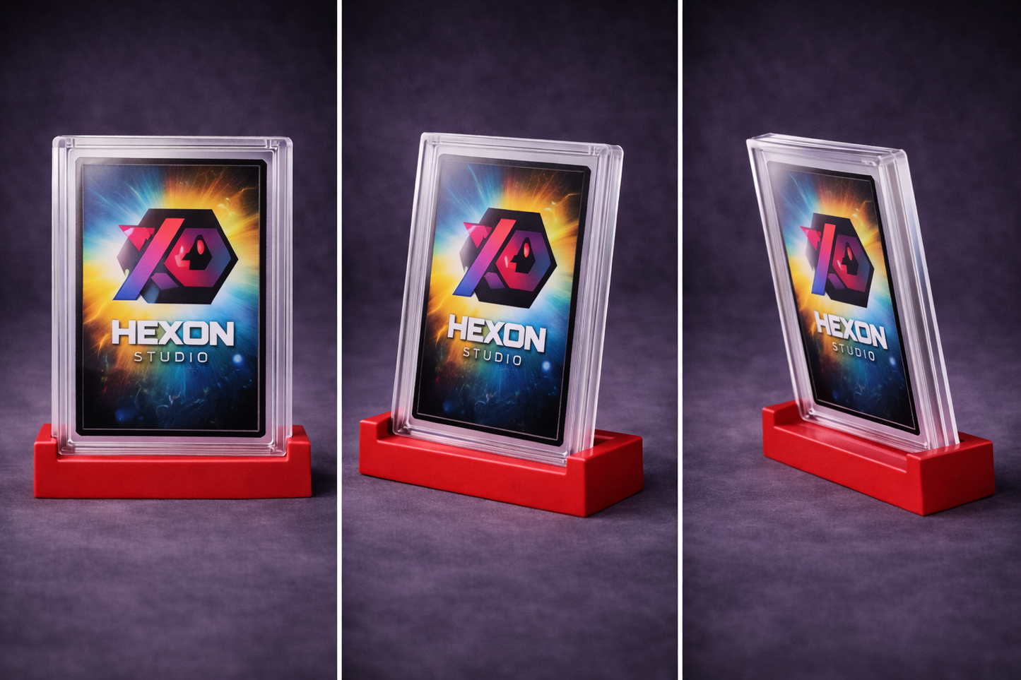 Espositore per carte Pokémon gradate (slab) – Supporto da scrivania stampato in 3D